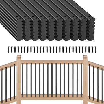 70 Pack Deck Balusters 38" Staircase Baluster for Deck Systems