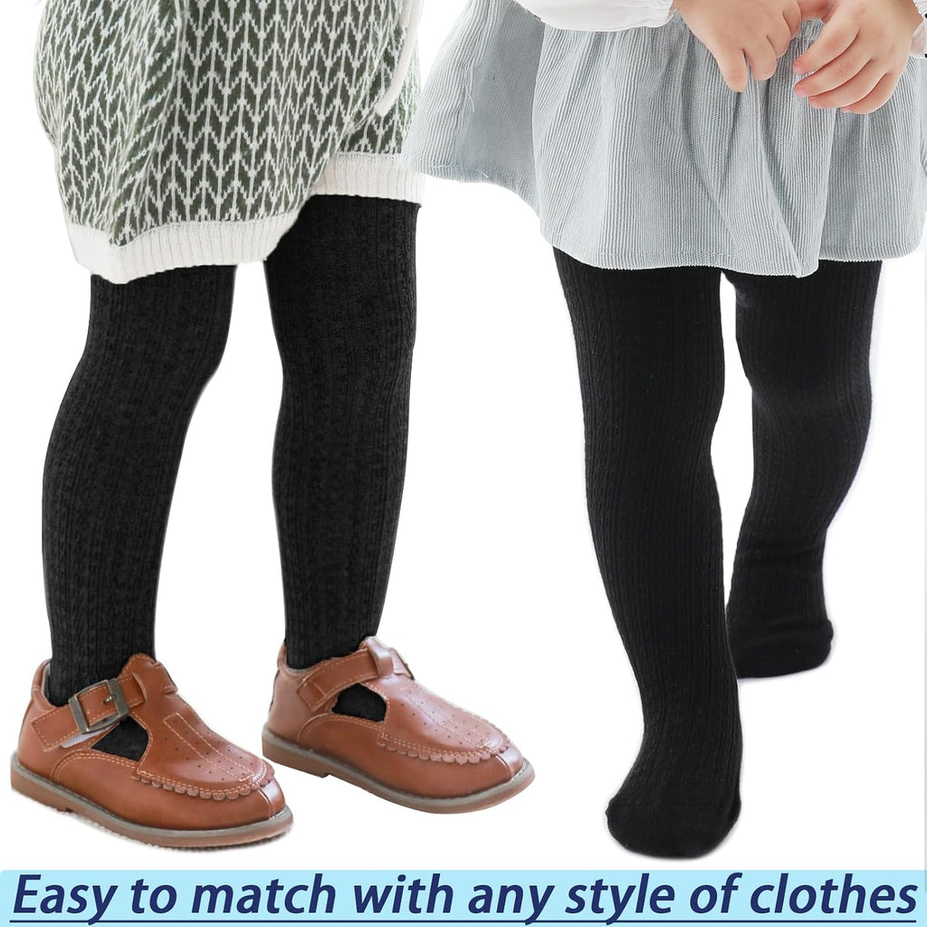 Baby Tights Cable Knit Leggings Seamless Cotton Stockings Pantyhose