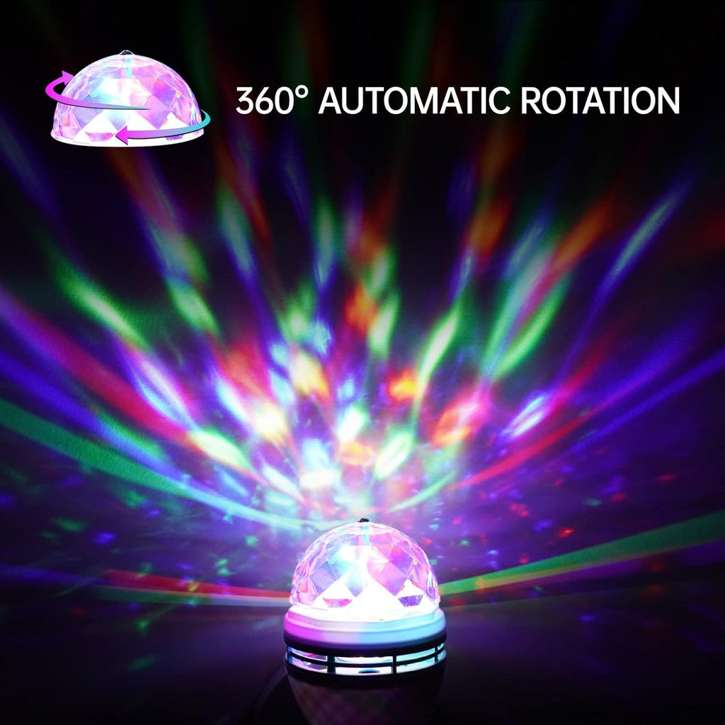 Disco Light Bulbs Rotating for Parties