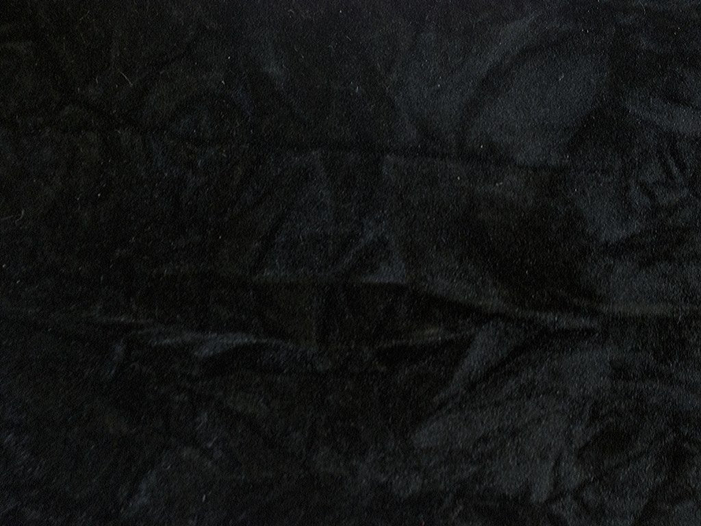 Crushed Flocking Velvet Upholstery/Curtain Fabric 10 Colors 60" by The Yard (Black)
