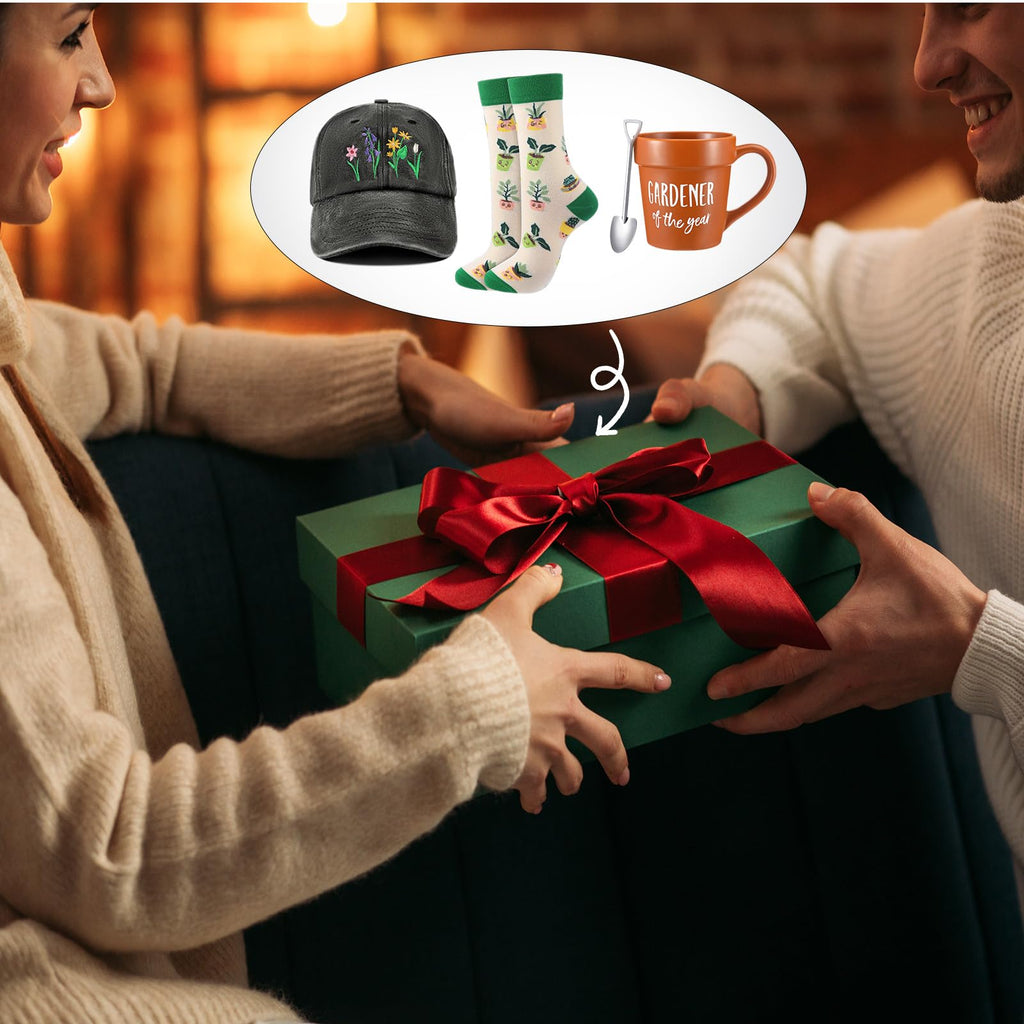 4 Pcs Gifts for Plant Lovers Women, Christmas Birthday Mother