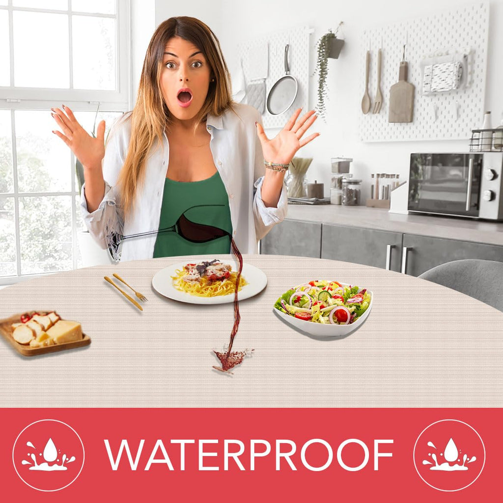 Deluxe Cushioned Heavy-Duty Table Pad Protector Table - 70" x 90" Oblong Waterproof Vinyl Table Padding Under