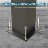 Outdoor Louvered Pergola 10' x 20', Aluminum Pergola with Adjustable Roof