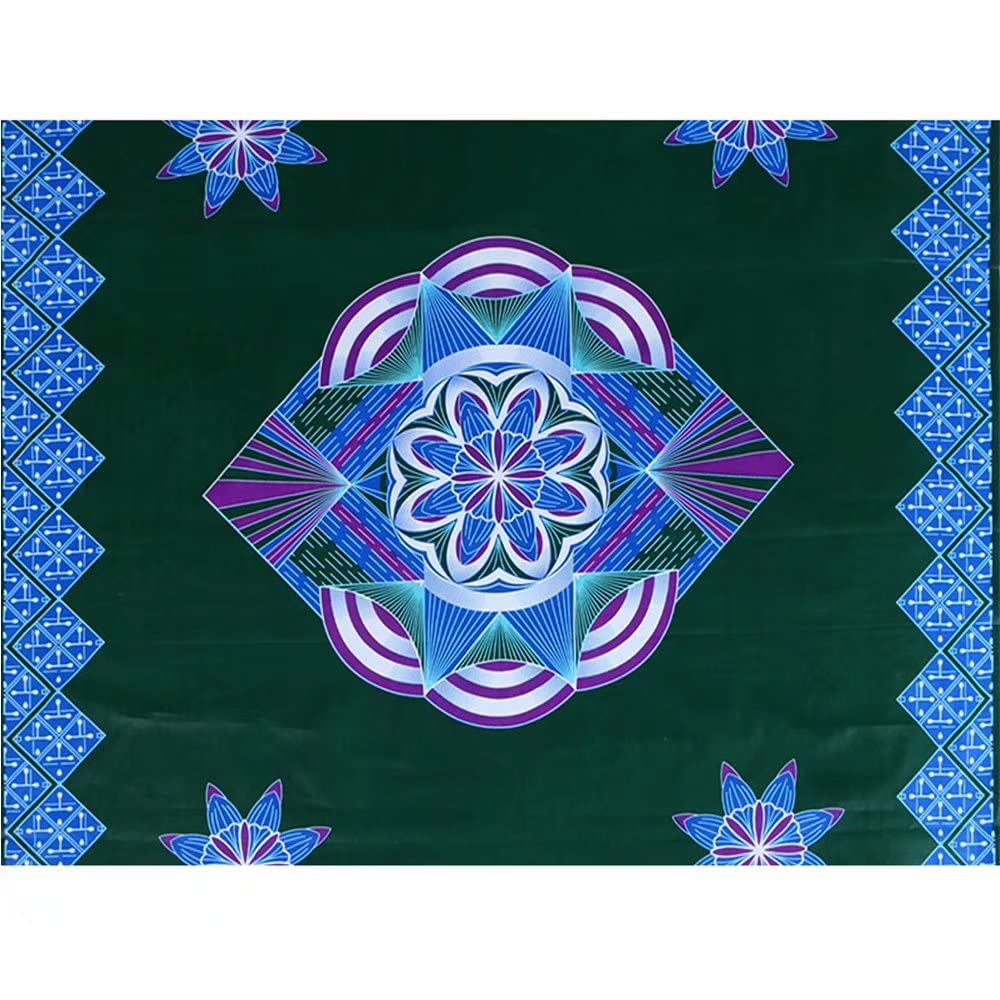 African Fabric 6 Yard Printed Wax Cloth African Ankara Fabric for Party Dress 1131