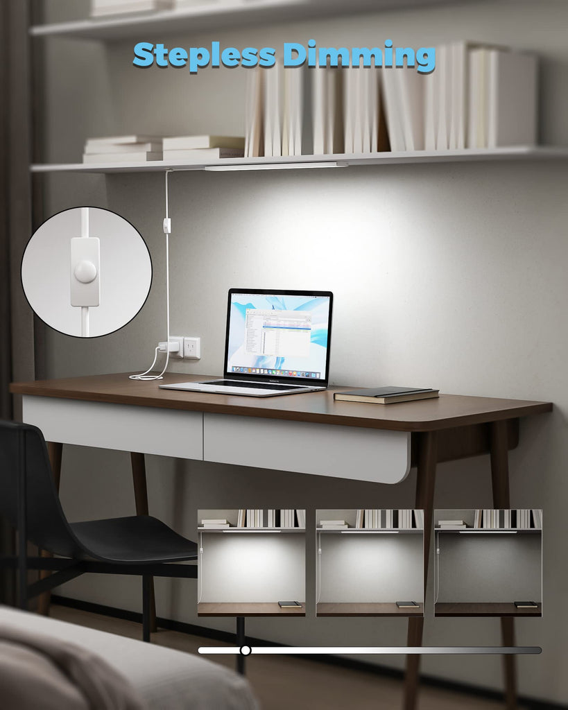 Under Cabinet LED Workbench Light Plug in Dimmable
