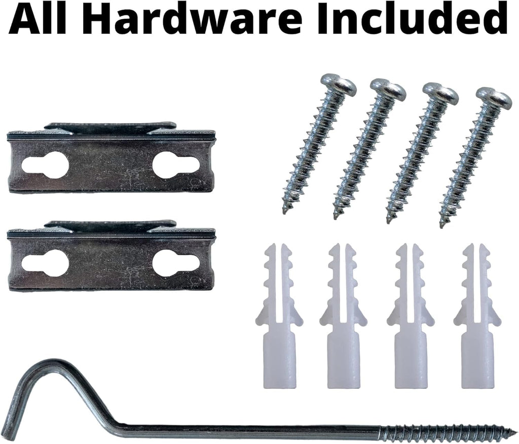 Heavy Duty Single Standard Adjustable Curtain Rod Hardware Included, Projection distance from the wall 2.5