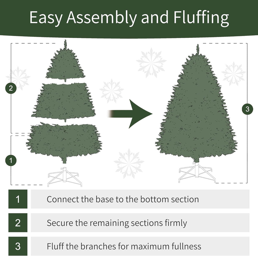 6.5ft Pre-Lit Fraser Fir Pencil Christmas Tree