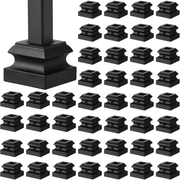 192 Pcs Iron Baluster Shoes for Square Staircase Balusters