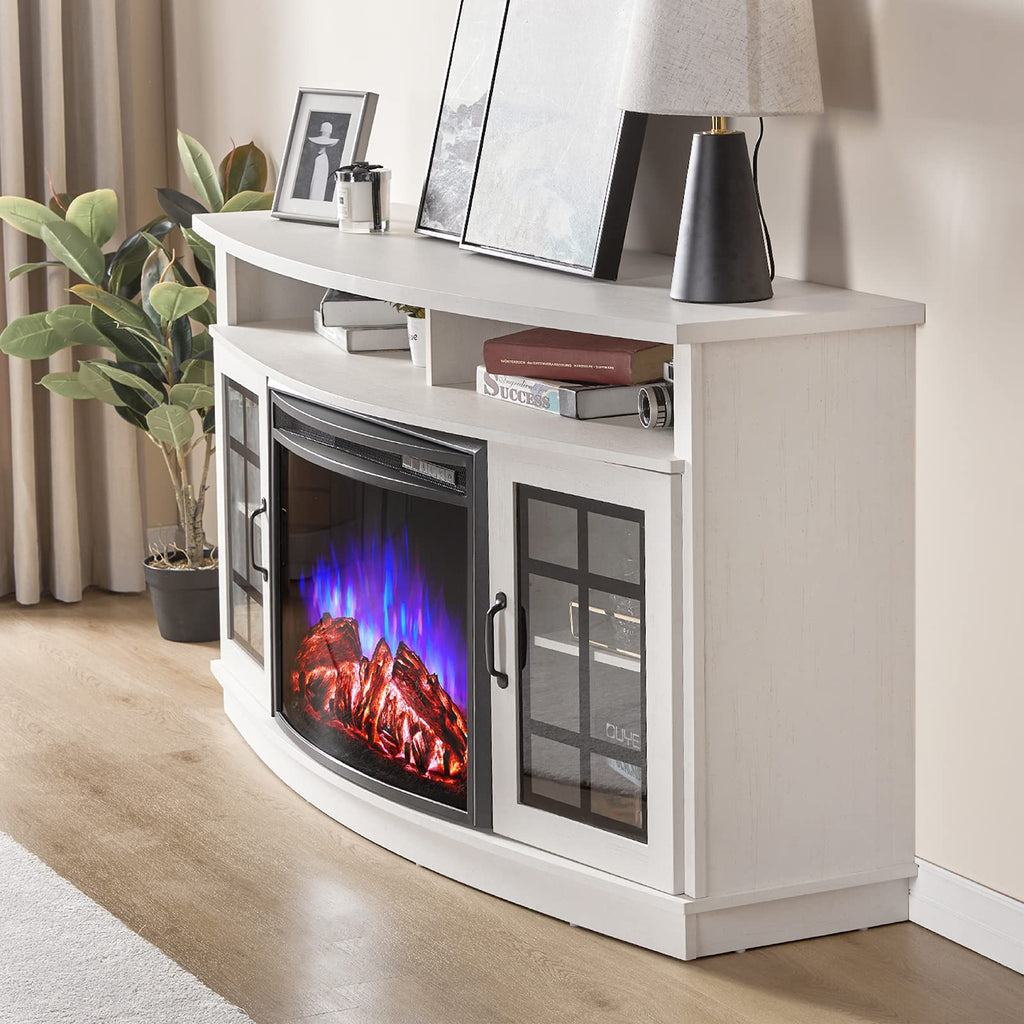 59" Curved with Storage for TVs up to 65''