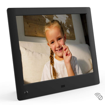 Advance 8 Inch USB Digital Photo Frame - IPS Display, Auto-Rotate, Motion Sensor, Remote Control - Mix Photos and