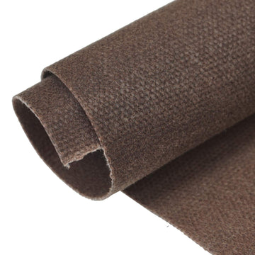 16 OZ Waxed Canvas Duck Fabric by The Yard Craft Upholstery Tan Fabric, 100% Cotton One Yard (Dark Brown, 54X58 inch)