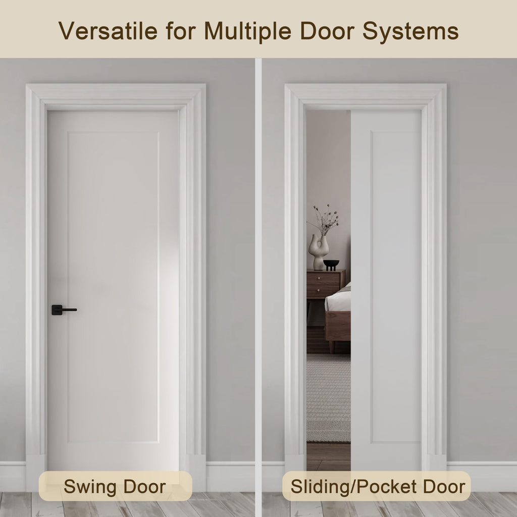 28x80 in 1-Panel White Primed Interior Door Panel