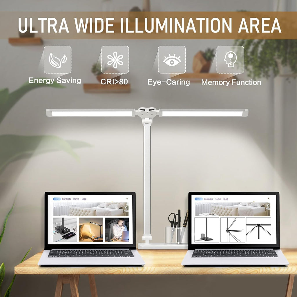 LED Desk Lamp Desk Light Table Lamp 50 Lighting Modes Timer