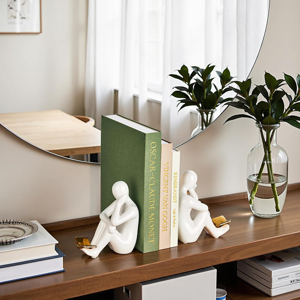 Aesthetic Decorative Books, Set of 3 Linen Faux Book Boxes, Sage | Stylish Storage Boxes Decor, Photo Organization, &
