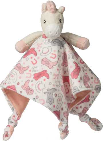 Lovey Baby & Toddler Stuffed Animal Security Blanket Plush Soft Snuggle Toy, 13 x Inches, Cream Giddy Up Pony