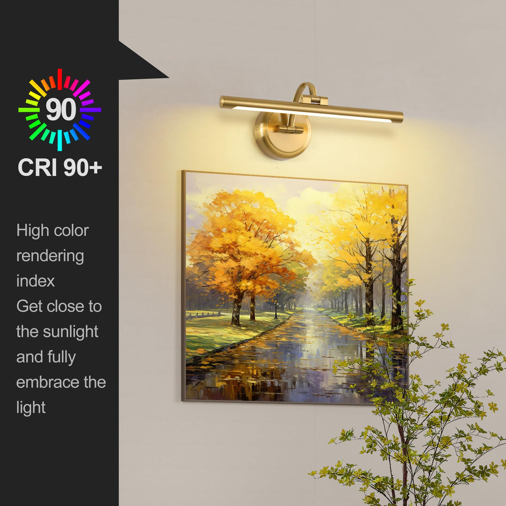 Modern Dimmable Picture Lights for Wall 15.75 Inch Hard-Wired LED Picture Frame Lights for Paintings Gallery Light
