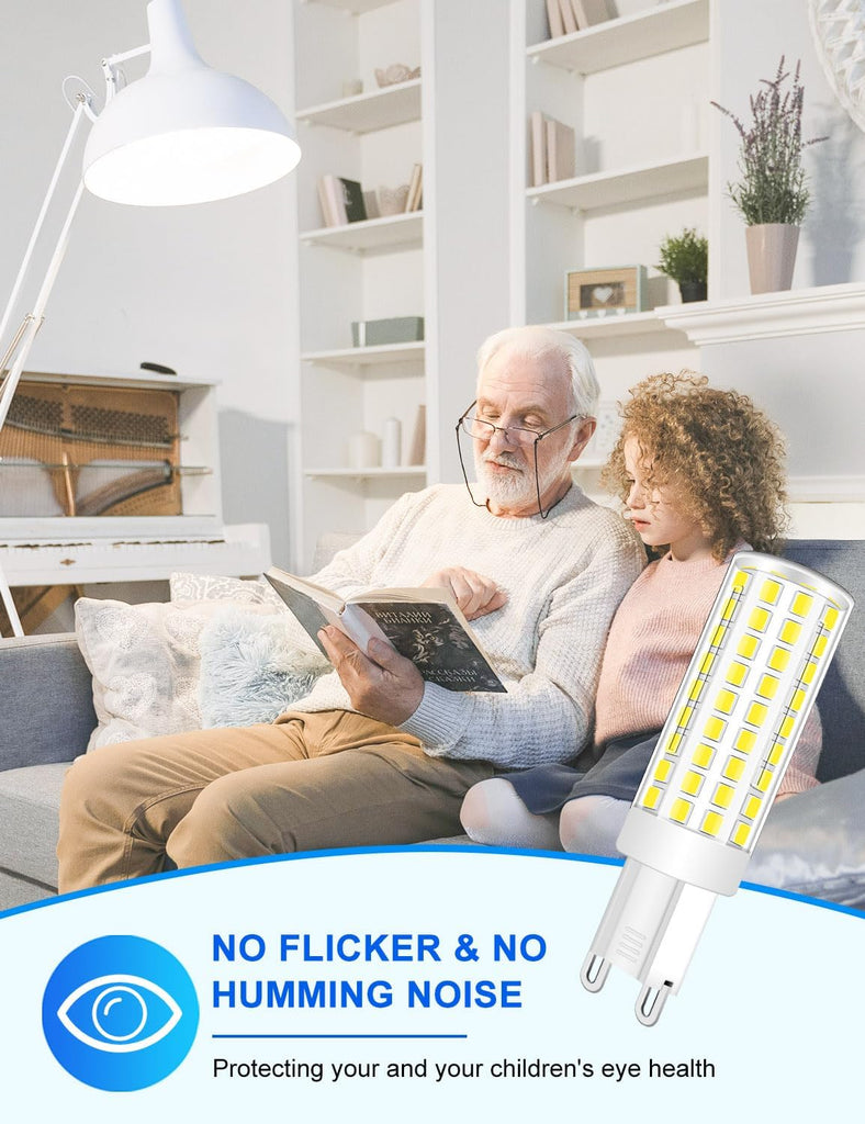 G9 LED Bulb Dimmable 8W 6000K 60W-80W Halogen 800LM
