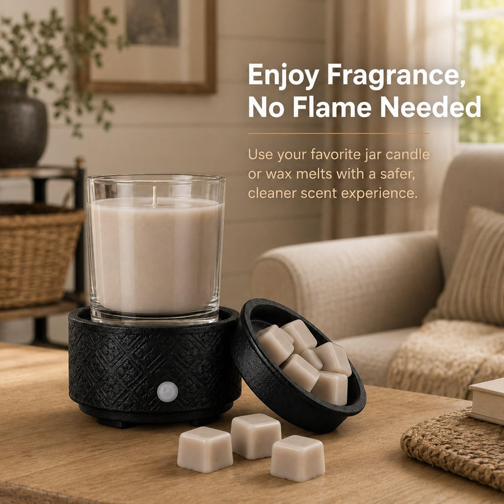 Ceramic Wax Melt Warmer for Scented Wax Melts 3-in-1 Electric