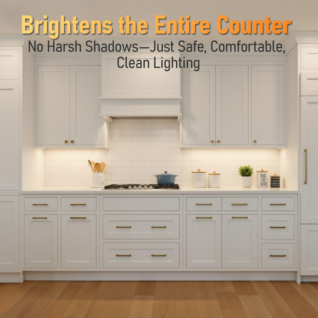 Ultra-Slim LED Under Cabinet Lighting Fits 12" Cabinets