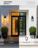Exterior Wall Sconce, 2 Packs Outdoor Waterproof Wall Lights Fixture, E26 Socket Wall Lantern for Porch