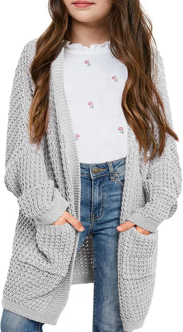 Sweater Kids Open Front Sweaters Outerwear
