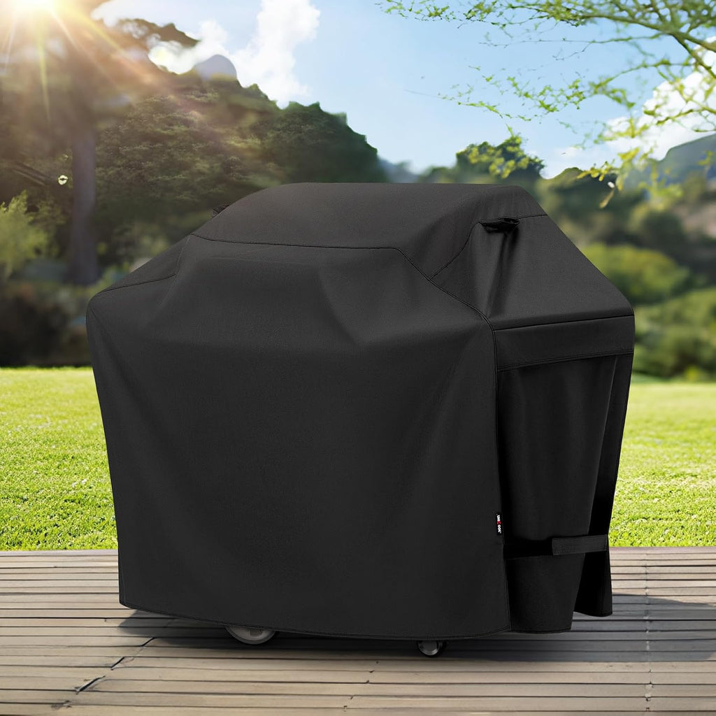 Grill Cover 60 Inch, Heavy Duty Waterproof Gas Grill Cover for Outside, Fade Resistant Outdoor Barbecue Protector