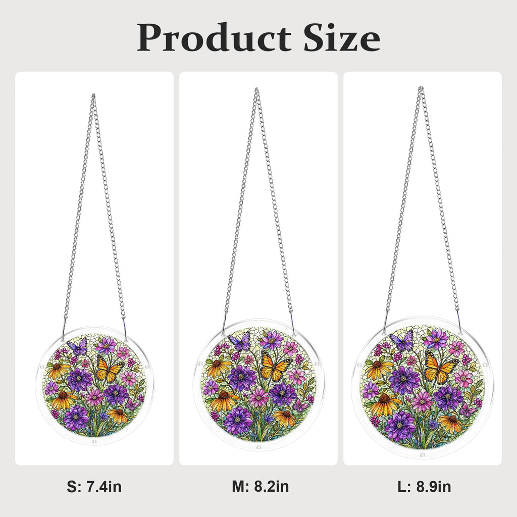 Acrylic Puzzle Suncatcher, Sun Catchers Puzzle for Window Hanging
