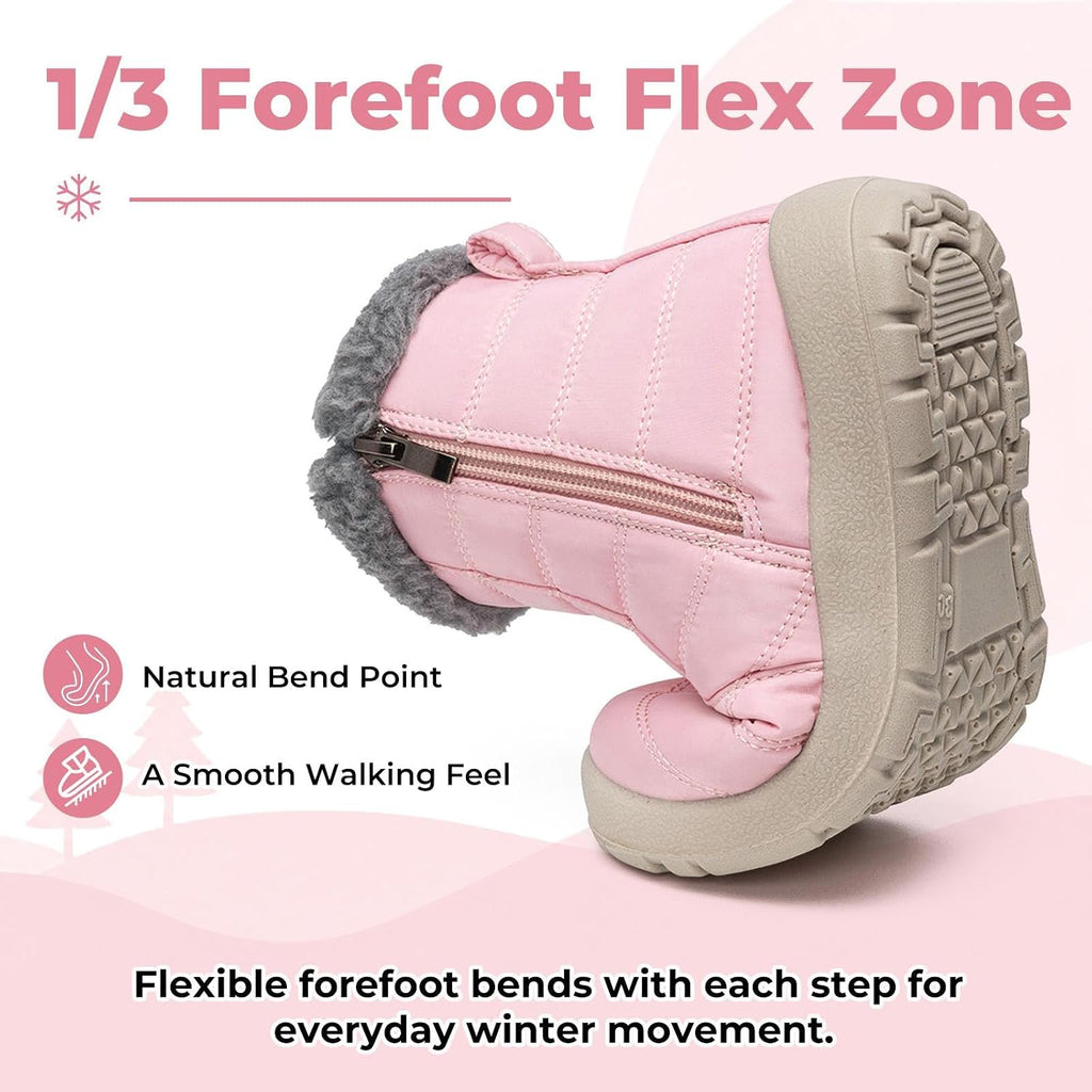 Kids Snow Boots Winter Boys Girls for Toddler Little Kid Big Kid