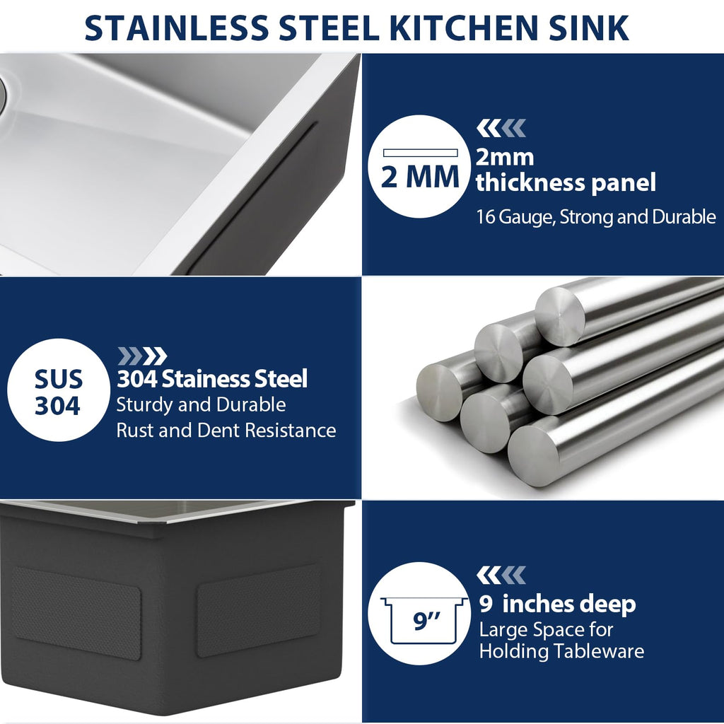 Undermount Kitchen Sink 12 Inch
