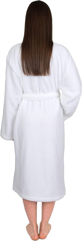 Womens Robe Soft Plush Bathrobe Fleece Kimono Spa Bath Robe for Women