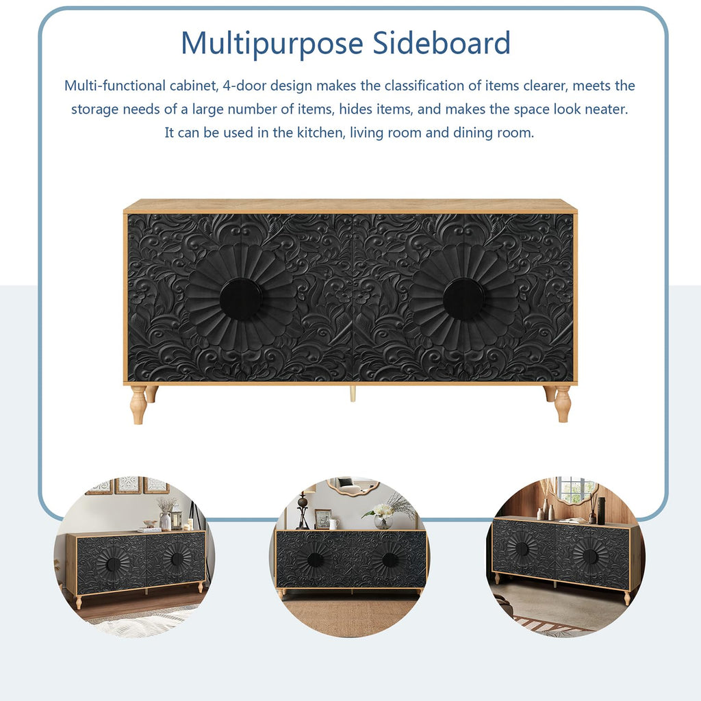 Sideboard Buffet Credenza Cabinet with Storage