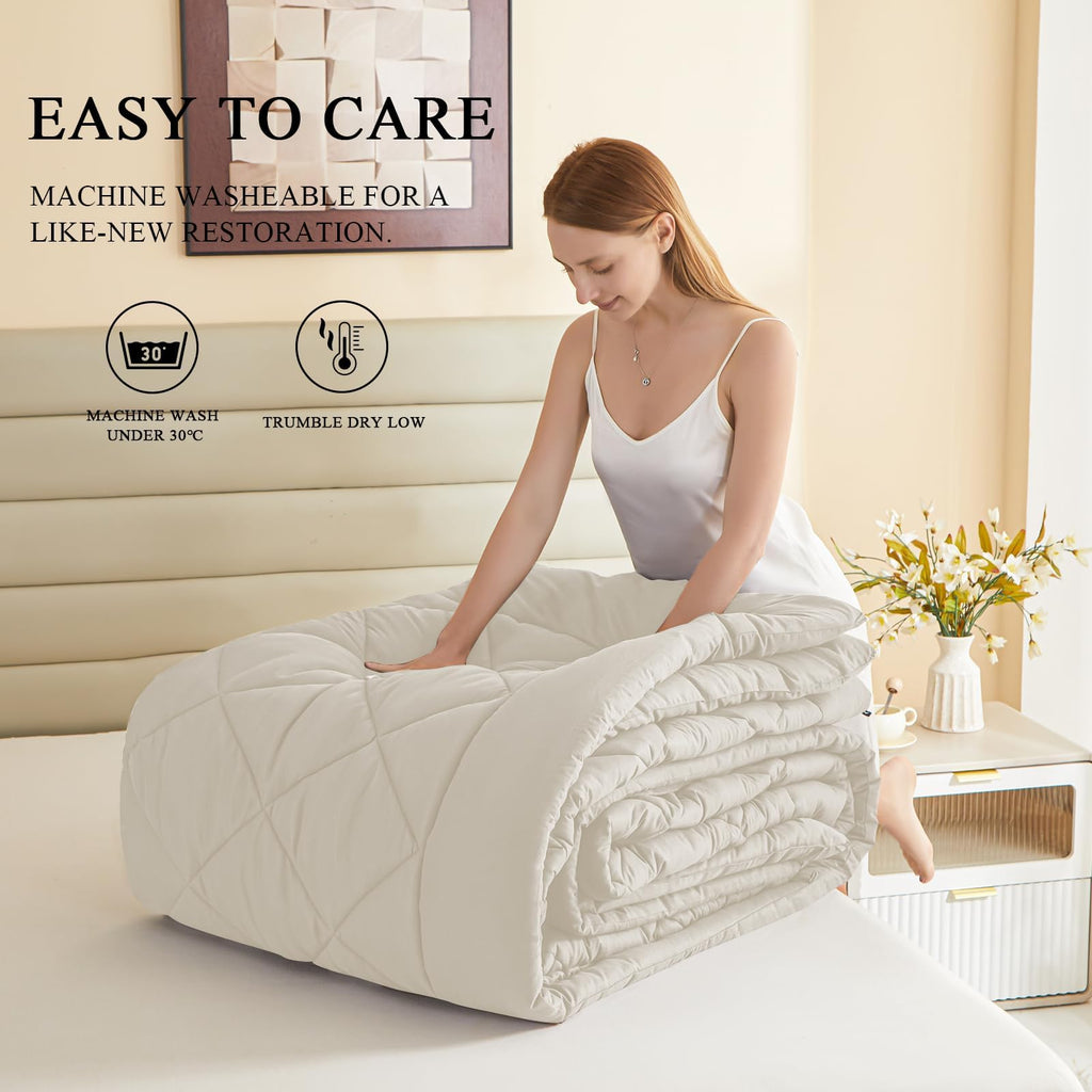 Oversized King Comforter, Extra Large King Size Comforter Oversized, All Season Soft Lightweight Quilt Down