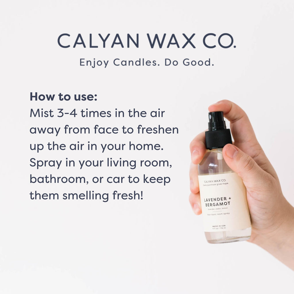 Evergreen & Eucalyptus Room Spray - Natural Room Deodorizer