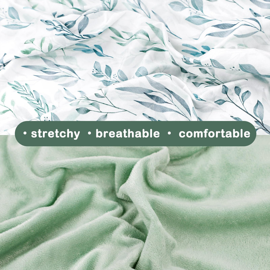 Nursing Pillow Cover, Soft Stretchy Nursing Cover for Breastfeeding Pillow, 1 Pack Reversible Removable Slipcover for