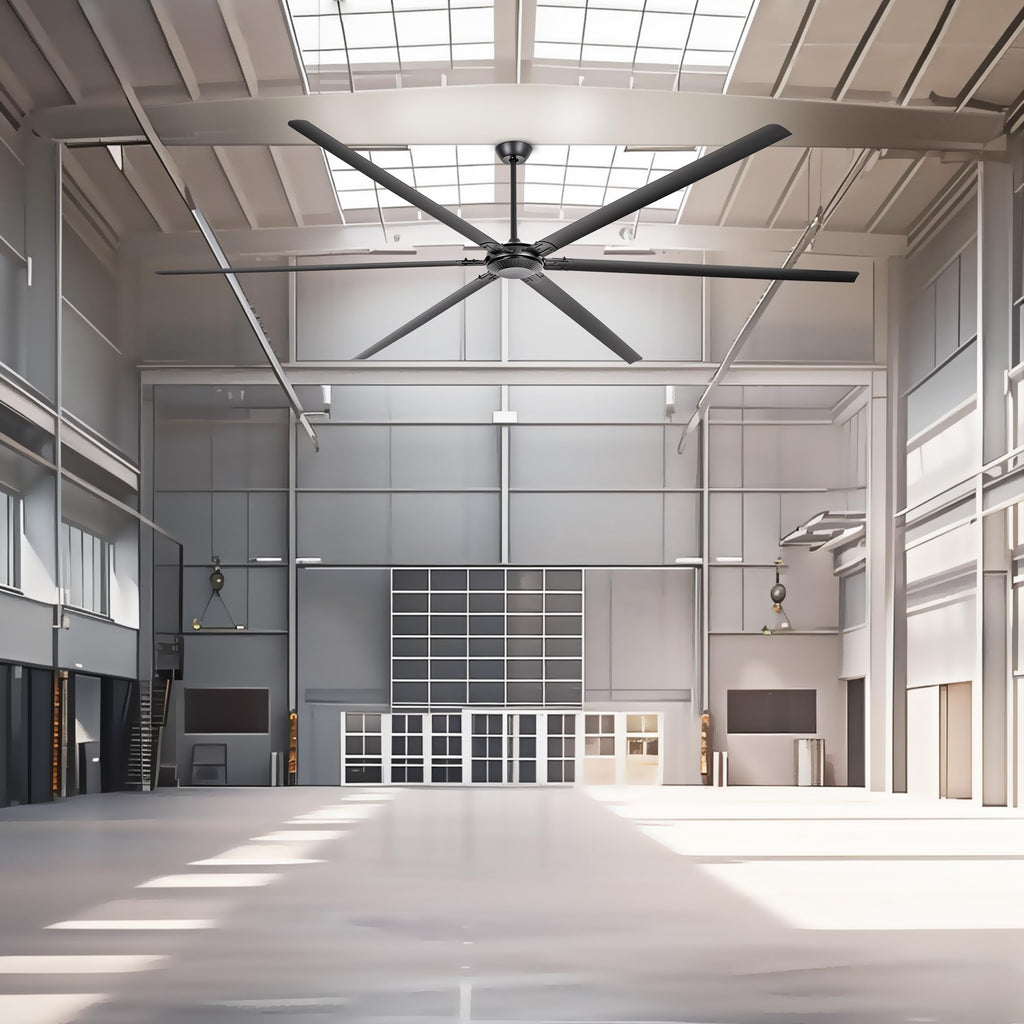 120 Inch Industrial Ceiling Fans Without Lights Large Ceiling Fan 19000 CFM