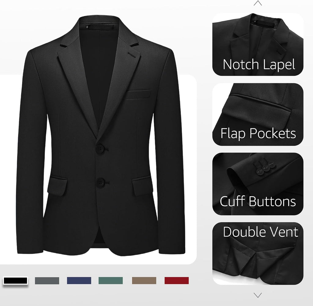 Boys Suit Kids Formal Tuxedo Set 4Pcs Slim Fit Ring Bearer Outfit