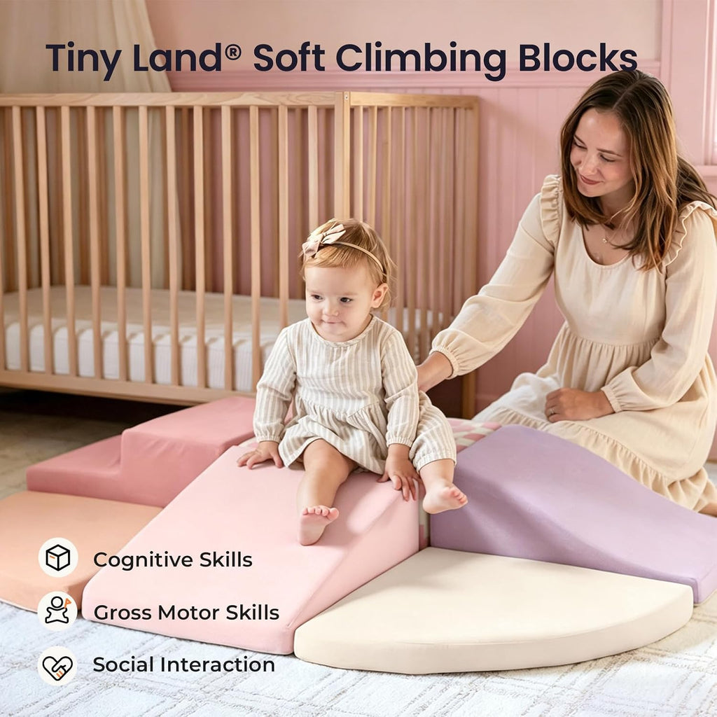 Land Soft Foam Climbing Blocks for Toddlers, Piece Foam Blocks