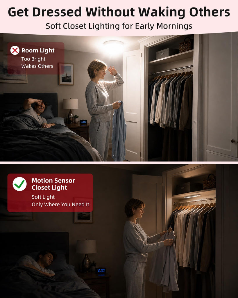 Under Cabinet Lights, Motion Sensor Light Indoor, Closet Lights