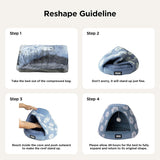 Cat Beds for Indoor Cats, 2-in-1 Cat Bed Cave with Anti-Slip Bottom and Ultra-Soft Plush