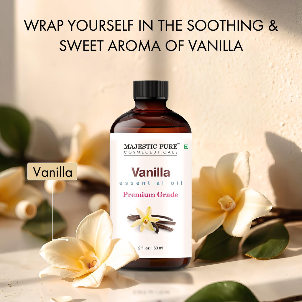 Vanilla Essential Oil for Diffuser - 2 Fl Oz