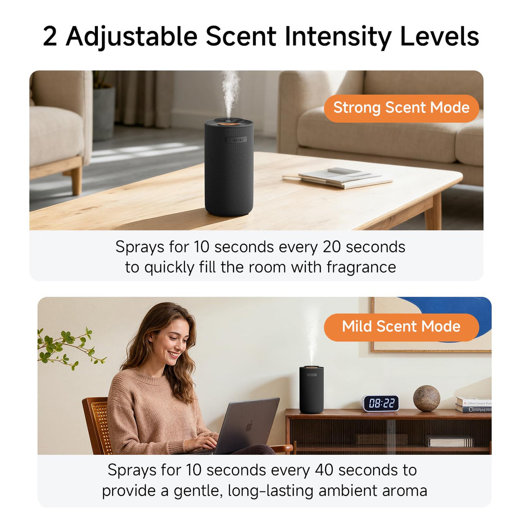 Smart Auto Start-Stop Car Air Diffuser Waterless Scent Machine