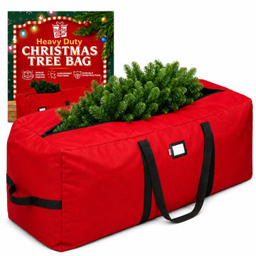 Cheer Christmas Tree Storage Bag Waterproof 9ft Red