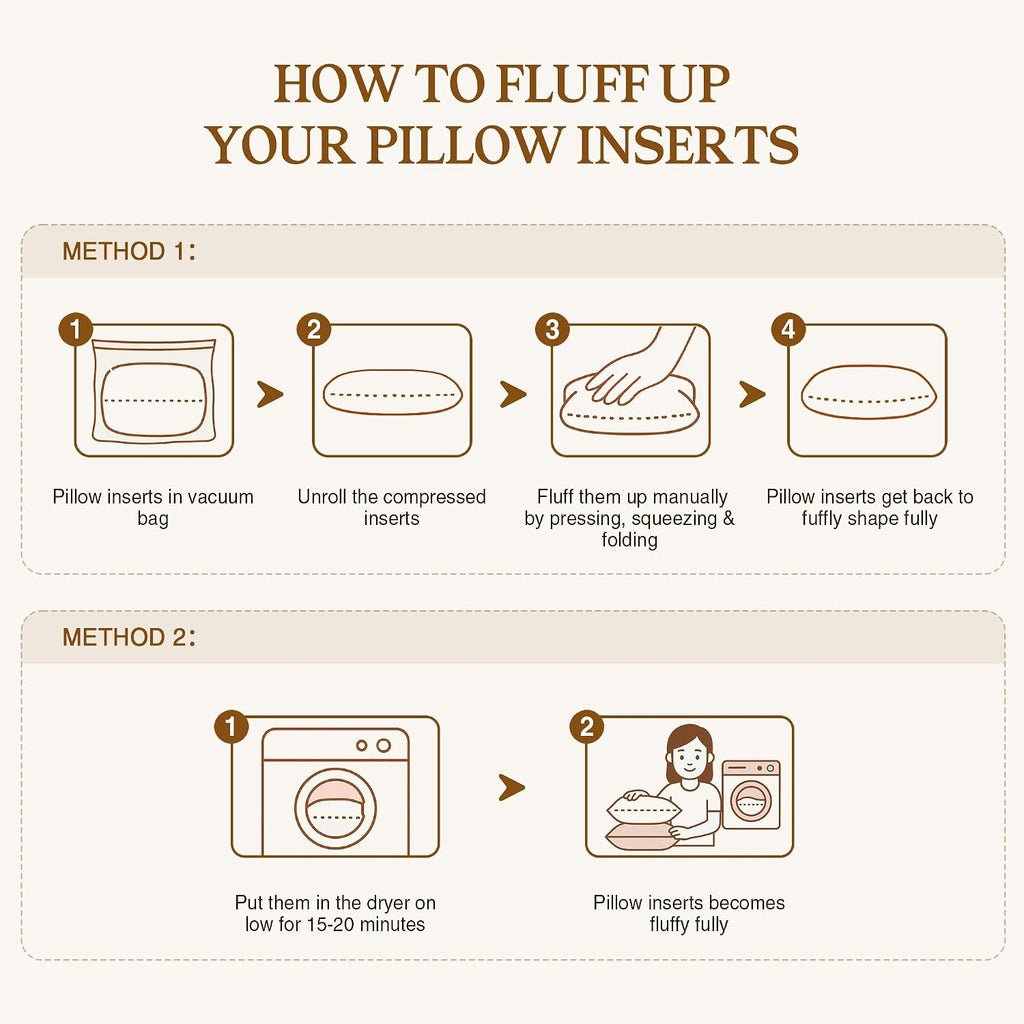 12x20 Pillow Inserts, Fluffy Overfilled Down Alternative Lumbar Pillows, Soft Plush Decorative Throw Pillows - Set of 2