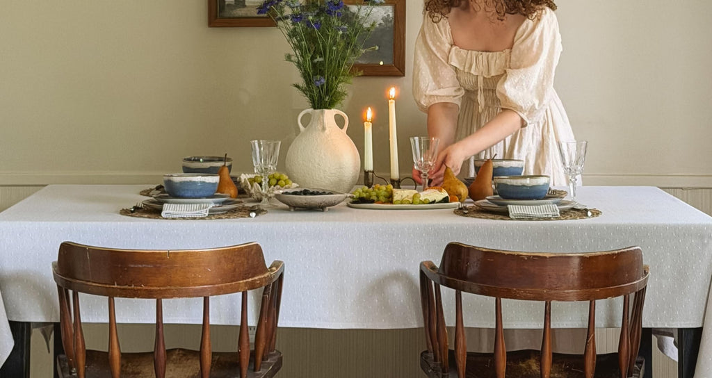 12 Pieces Ceramic Dinnerware Sets for 4, Moss Green