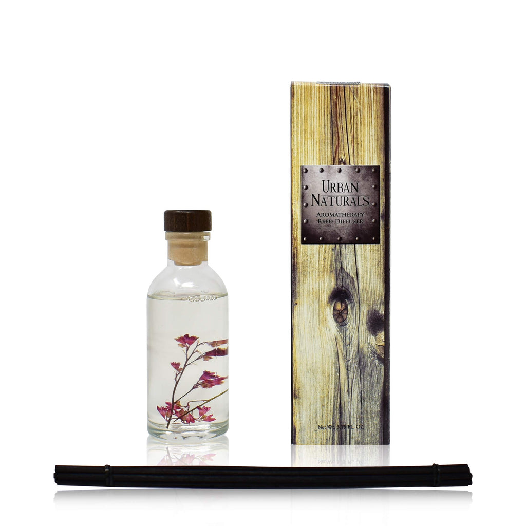 Reed Diffuser Set, Amber & Lavender - Bathroom Shelf Décor