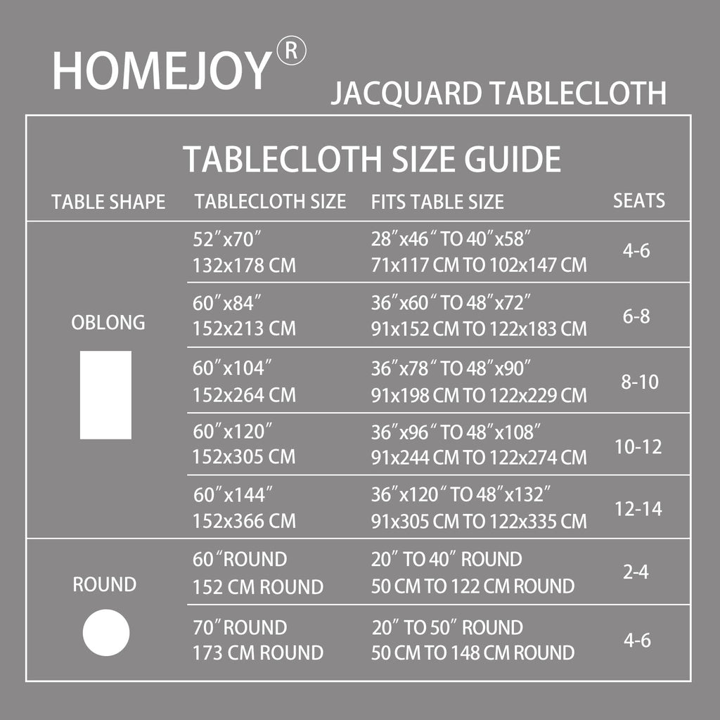 Light Blue Jacquard 60x120 Inch Rectangle Polyester Tablecloth