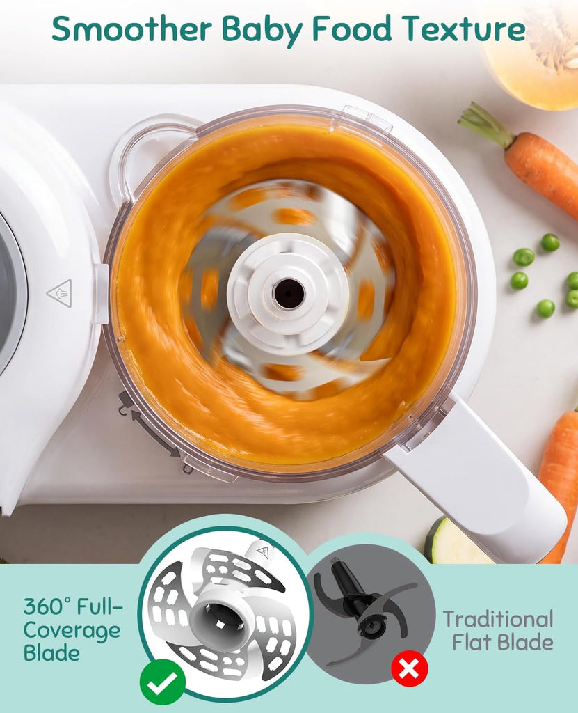 Food Maker, One-Step Baby Food Processor, Auto Steam & Blend
