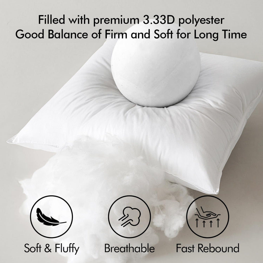 20x20 Throw Pillow Inserts Decorative Pillow Inserts - Set of 2