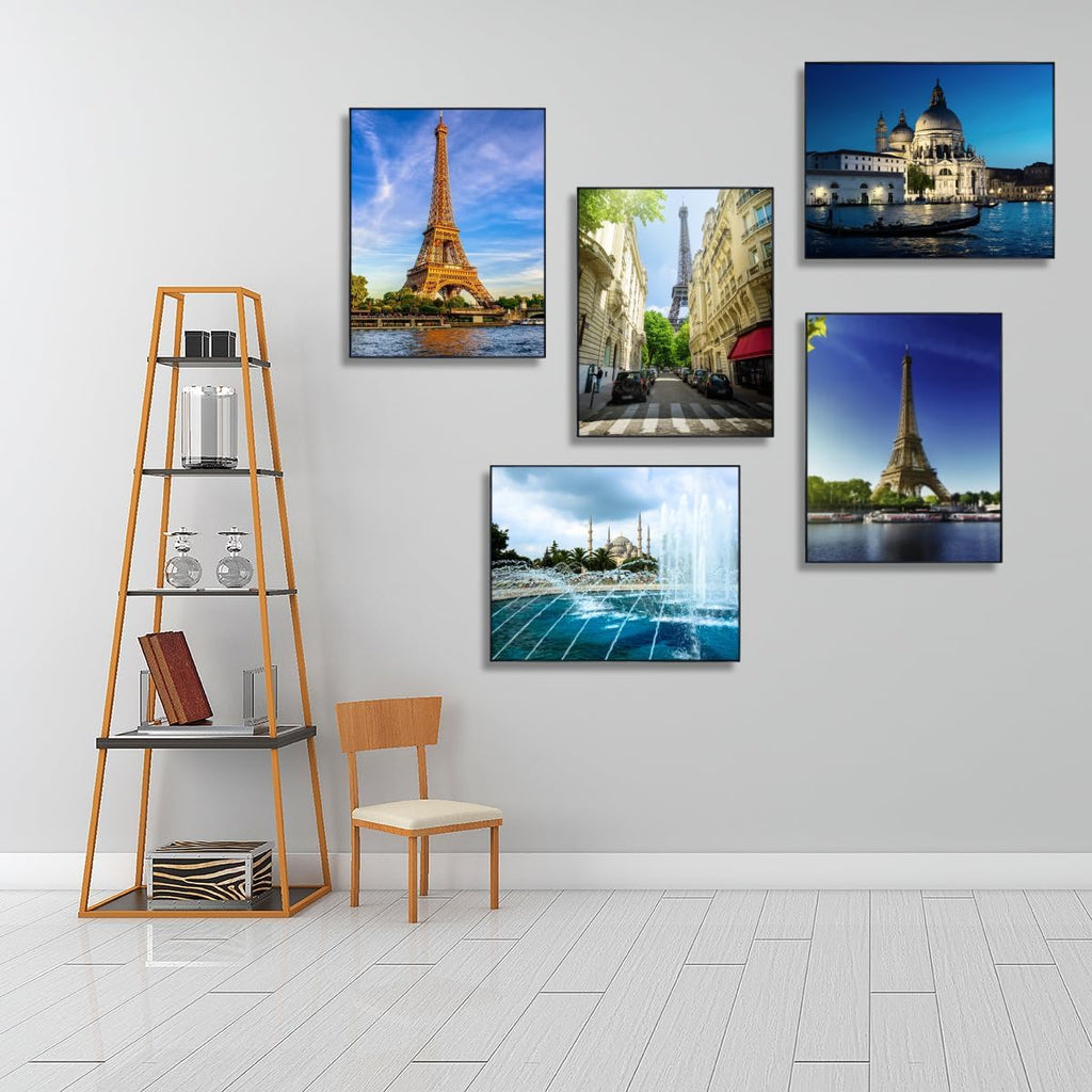 Front Loading Black Picture Frame 11x14 Set of 3 Wall and Table Mounting