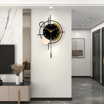 Large Wall Clock Decor Modern Wall Clock Pendulum